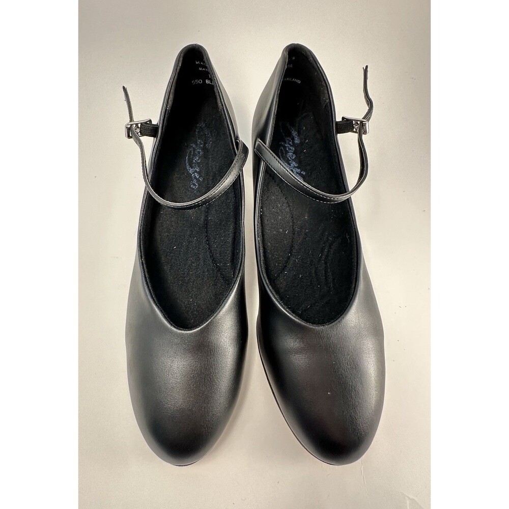Capezio Mary Jane Character Shoes Black Women's 11 Leather w/Box - Picture 2 of 8